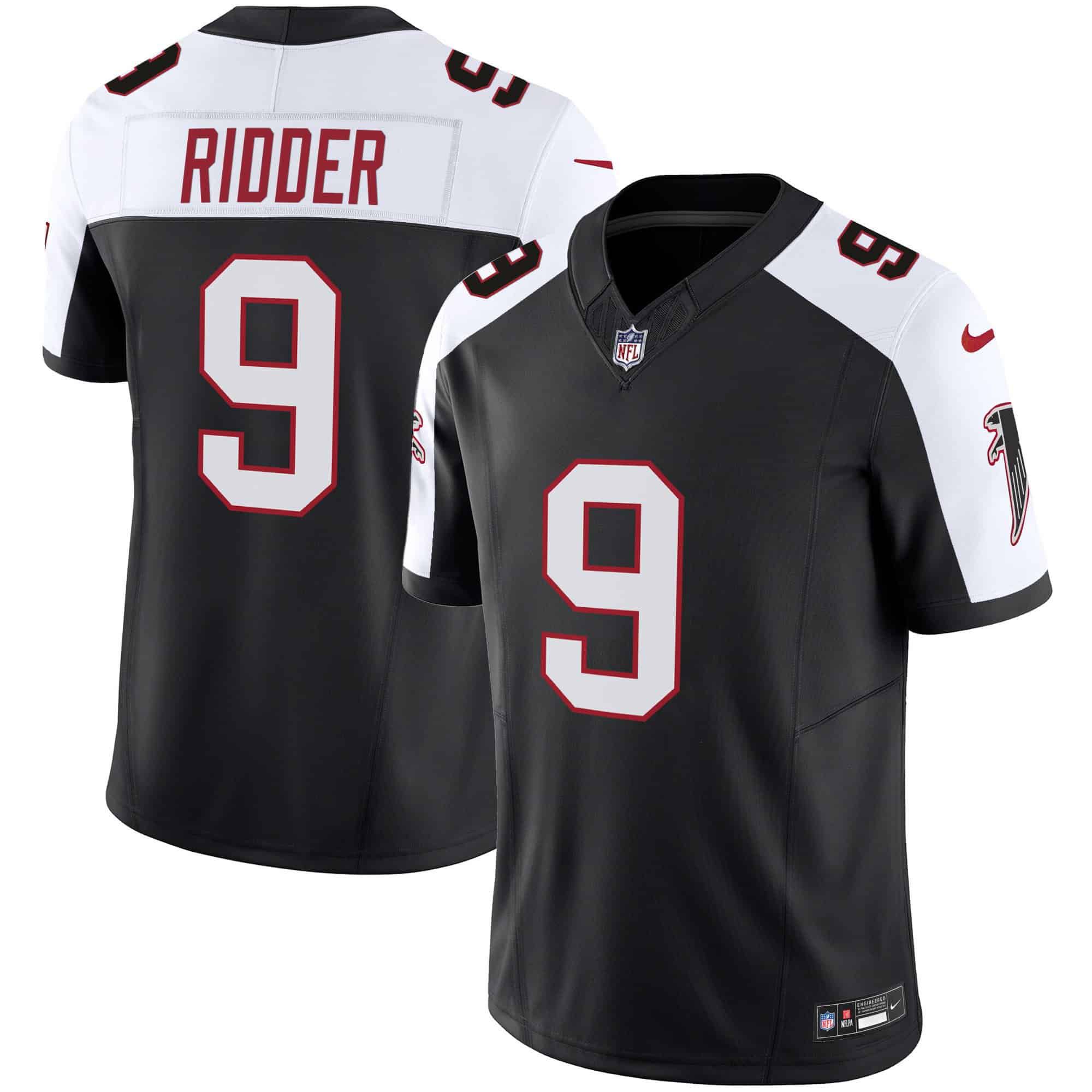 Men Atlanta Falcons #9 Ridder Black 2024 Nike Vapor Limited NFL Jersey->indianapolis colts->NFL Jersey
